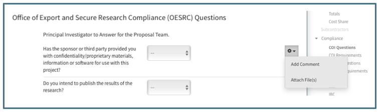 Compliance Questions