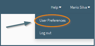 User Preferences Location