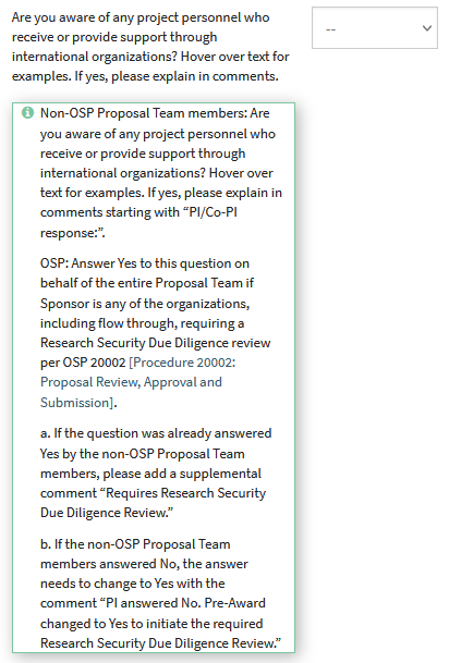 OESRC International Organizations